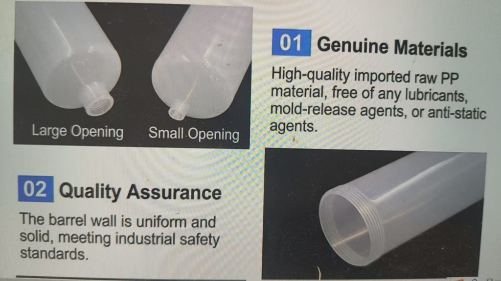 500cc-1000cc PVC dispensing bottle for PVC dispensing machine, high quality raw material, industrial glue dripping use