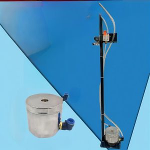 Self-Priming Suction Barrel for PVC dripping machine, complete feed pump bracket assembly